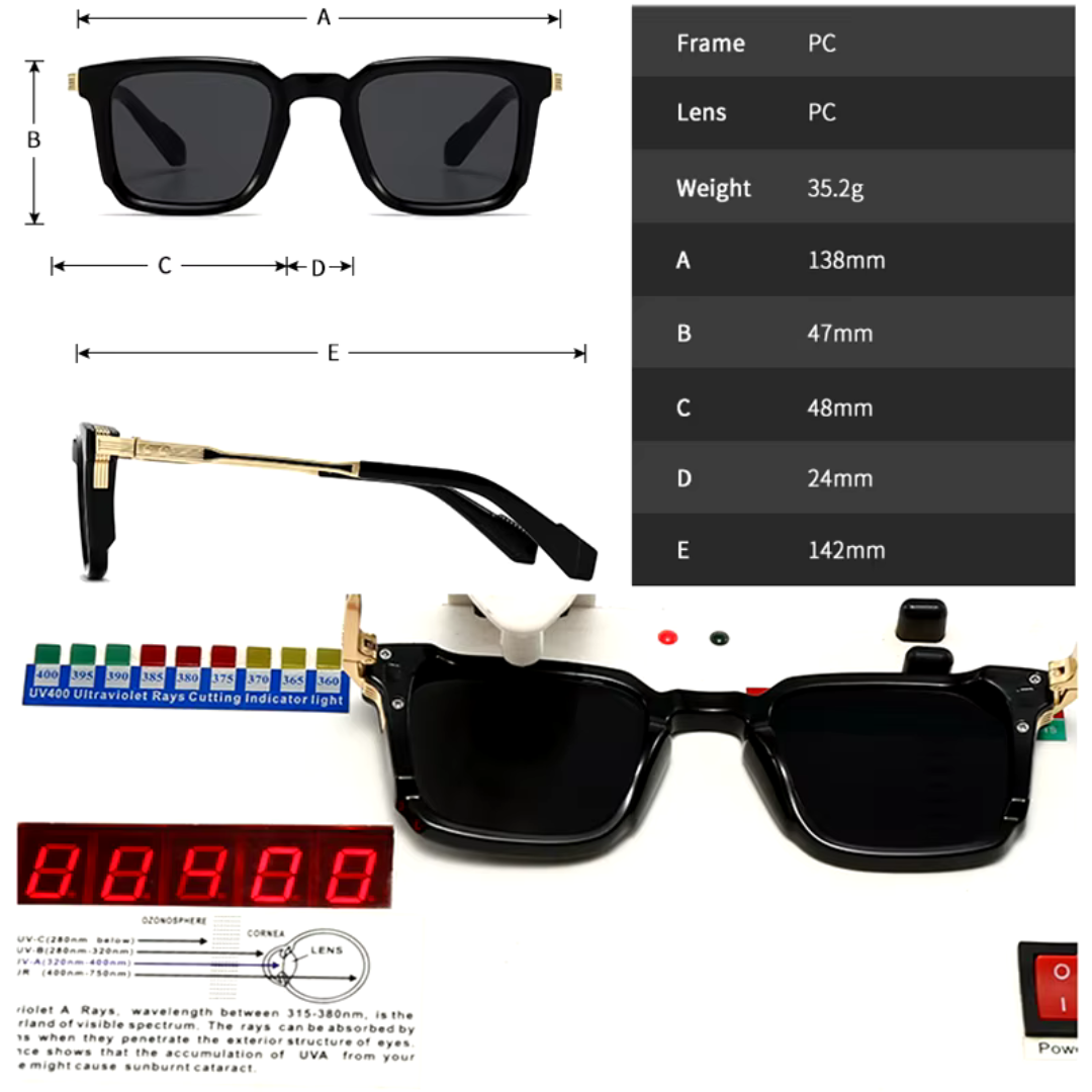 Luxury Sunglasses Rivets