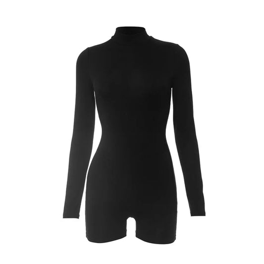 Long Sleeve Playsuit One Piece Sexy Rompers