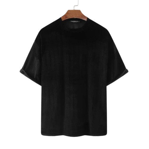 T Shirt Velour Solid Color