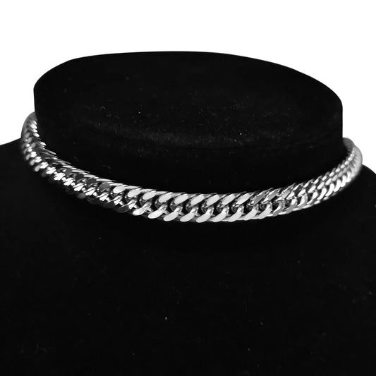 Thick Cuban Link Choker Necklaces