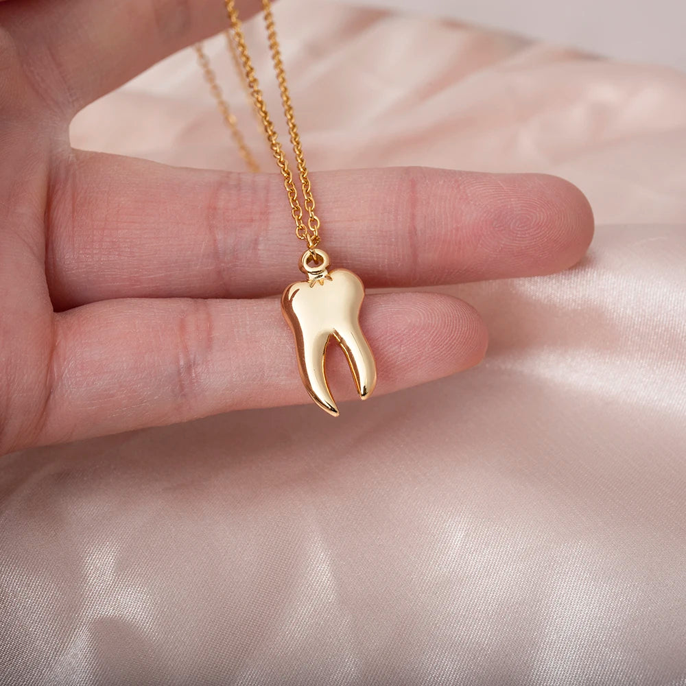 Personality Tooth Shaped Pendant