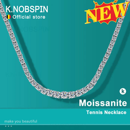 Moissanite Tennis Necklace