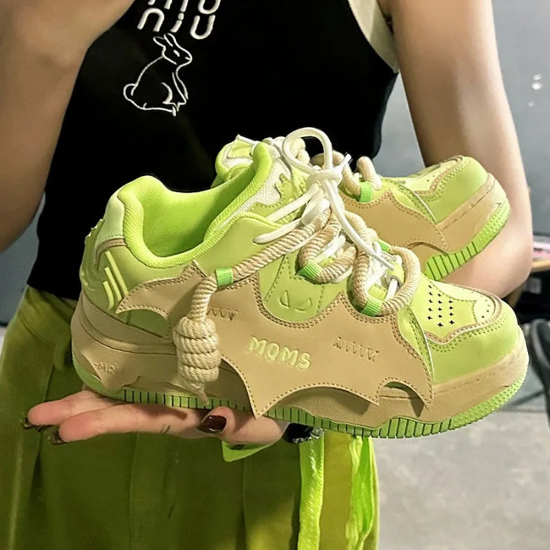 SHANPA Green Women Shoes