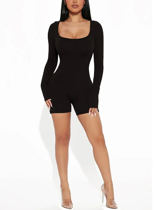 Long Sleeve Bodycon Jumpsuits